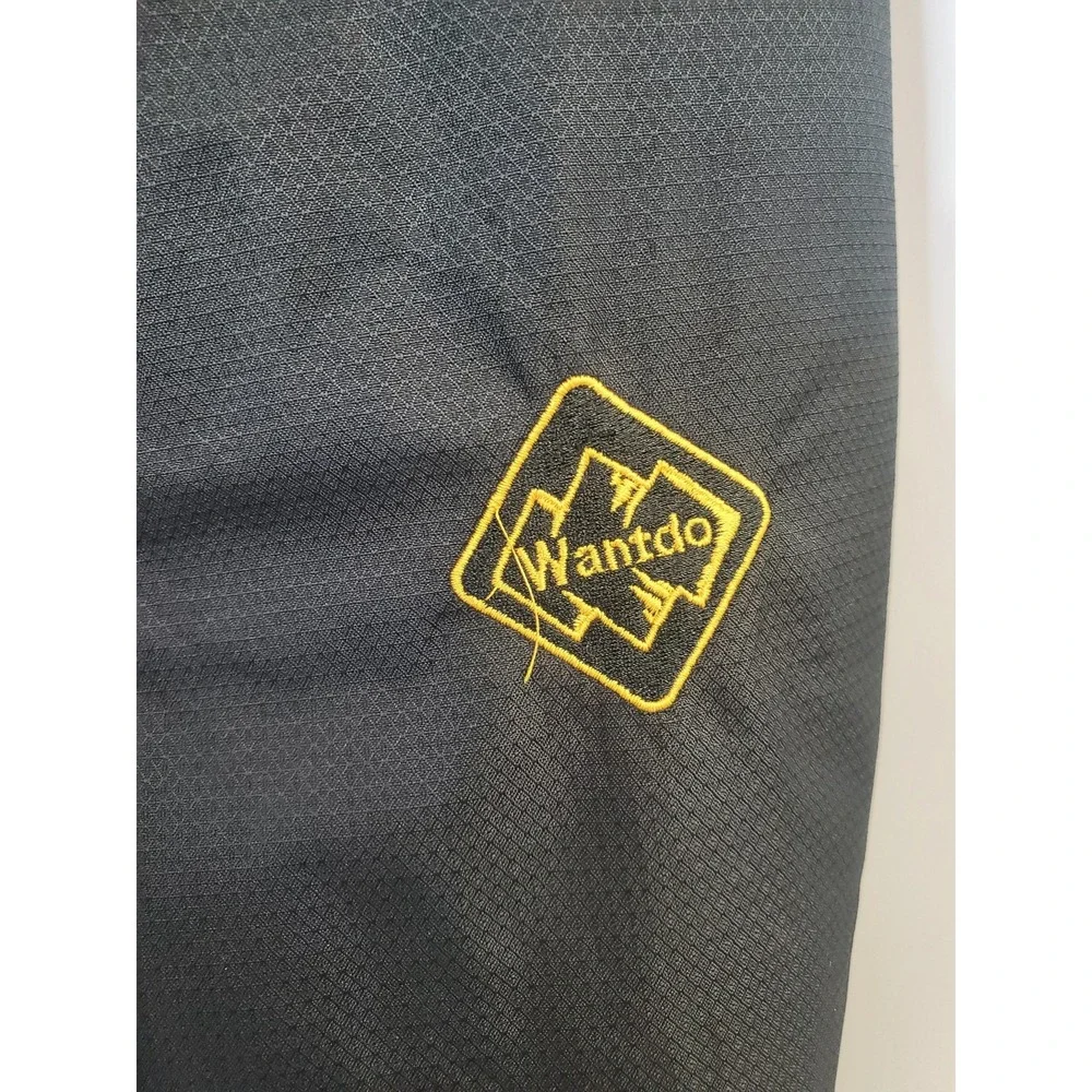 Wantdo Jacket Mens 3XL Black Hooded Water Resistant Fleece Lined Ski Snow